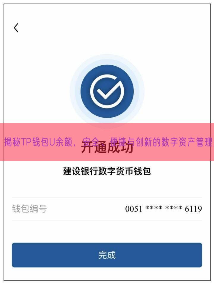 揭秘TP钱包U余额，安全、便捷与创新的数字资产管理