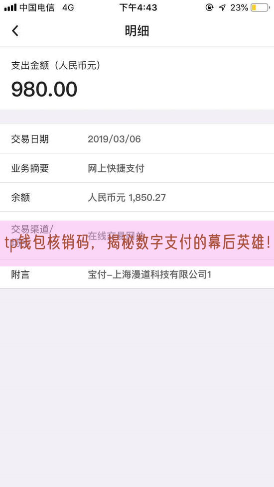tp钱包核销码，揭秘数字支付的幕后英雄！