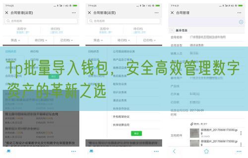 Tp批量导入钱包，安全高效管理数字资产的革新之选