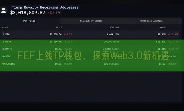 FEF上线TP钱包，探索Web3.0新机遇