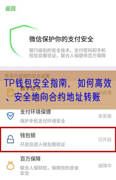 TP钱包安全指南，如何高效、安全地向合约地址转账