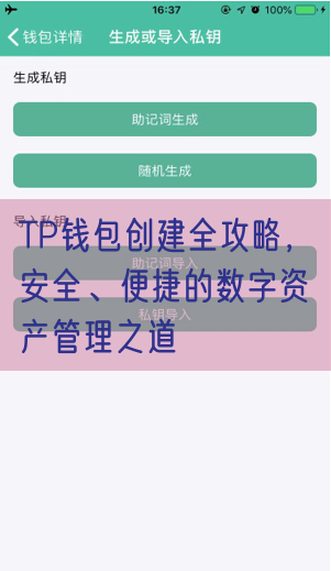 TP钱包创建全攻略，安全、便捷的数字资产管理之道