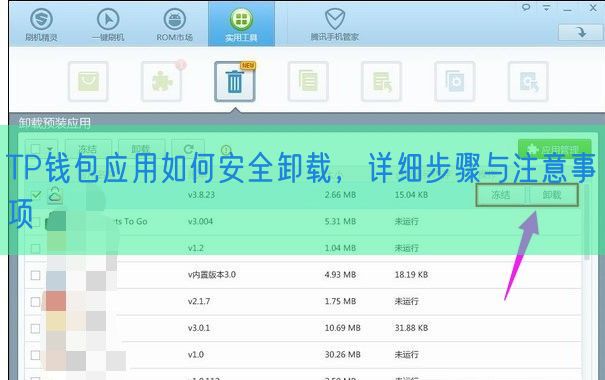 TP钱包应用如何安全卸载，详细步骤与注意事项