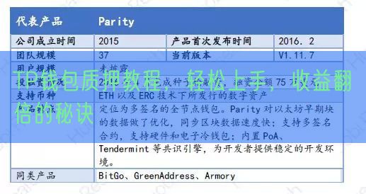 TP钱包质押教程，轻松上手，收益翻倍的秘诀