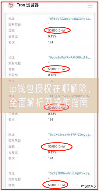 tp钱包授权在哪解除，全面解析及操作指南