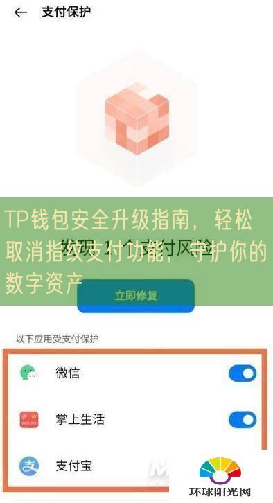 TP钱包安全升级指南，轻松取消指纹支付功能，守护你的数字资产