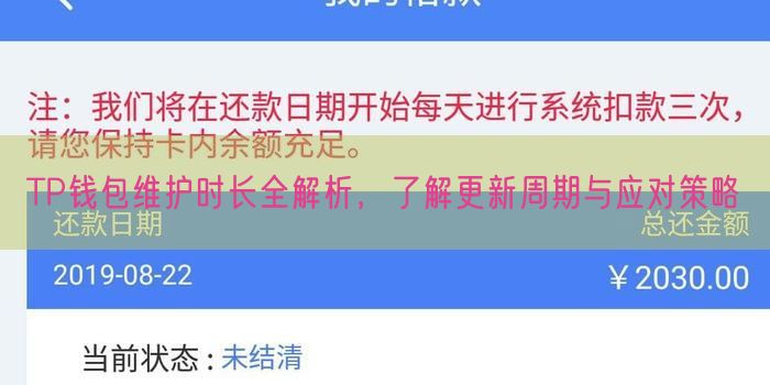 TP钱包维护时长全解析，了解更新周期与应对策略