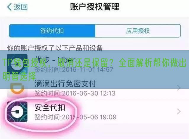 TP钱包授权，取消还是保留？全面解析帮你做出明智选择